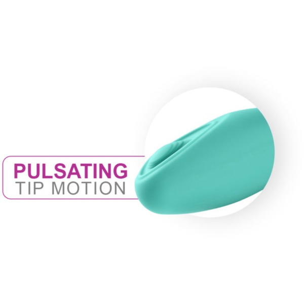 CLOUD 9 HEALTH & WELLNESS WIRELESS REMOTE CONTROL EGG W/ PULSATING MOTION TEAL