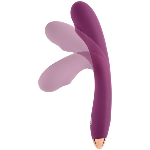 CLOUD 9 RECHARGEABLE G-SPOT SLIM 8IN SINGLE MOTOR PLUM