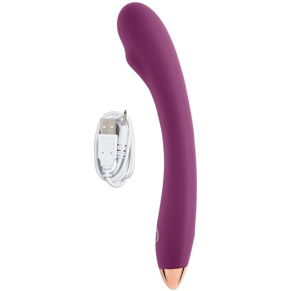 CLOUD 9 RECHARGEABLE G-SPOT SLIM 8IN SINGLE MOTOR PLUM