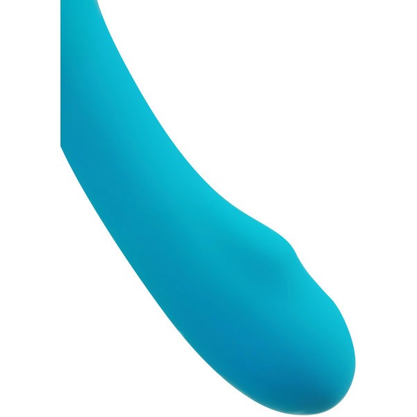 CLOUD 9 HEALTH & WELLNESS RECHARGEABLE G-SPOT SLIM 8IN SINGLE MOTOR AQUA BLUE