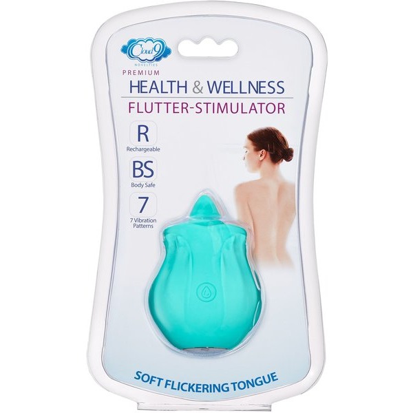 CLOUD 9 HEALTH & WELLNESS FLUTTER ORAL TONGUE STIMULATOR TEAL