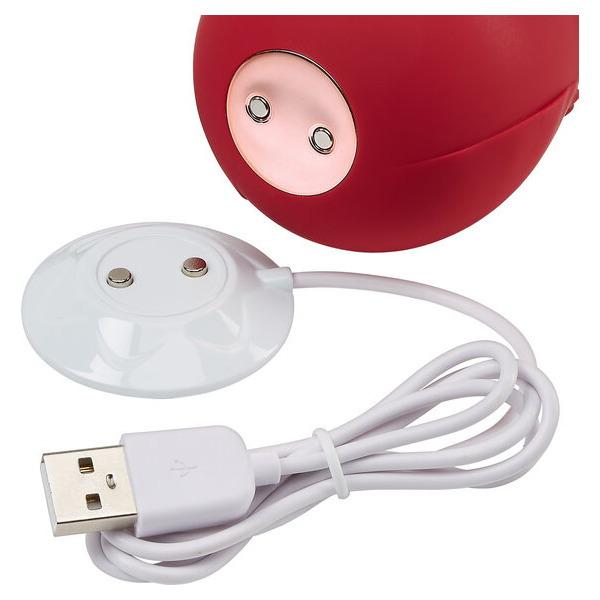 CLOUD 9 HEALTH & WELLNESS ROSE SUCTION STIMULATOR RED