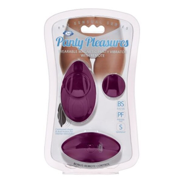 CLOUD 9 PANTY PLEASURES MAGNETIC PANTY VIBE PLUM